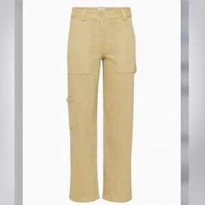 Aritzia Sunday Best Tan Cargo Pants Size 16 'GD Wicker Tan'